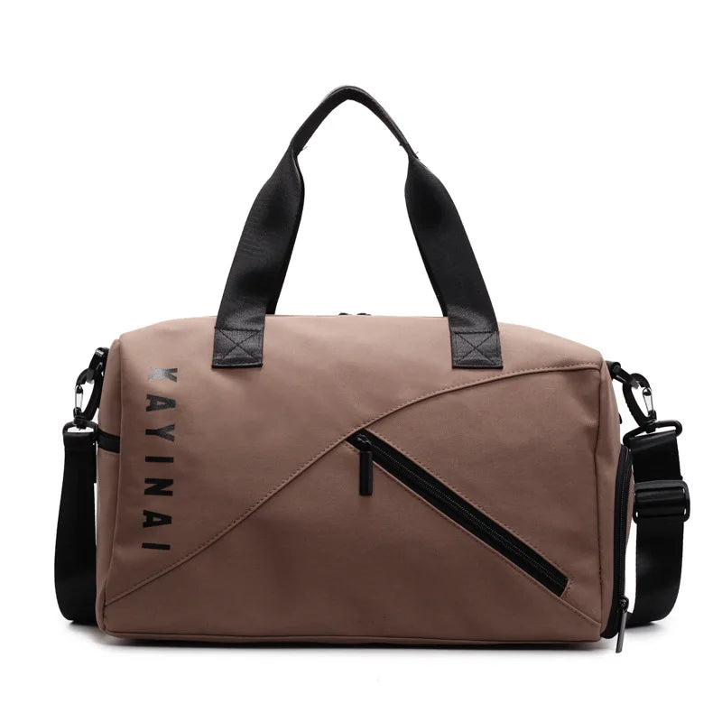 Sac de voyage unisexe avec compartiment à chaussures, grand sac de sport/week-end, sac à bandoulière.