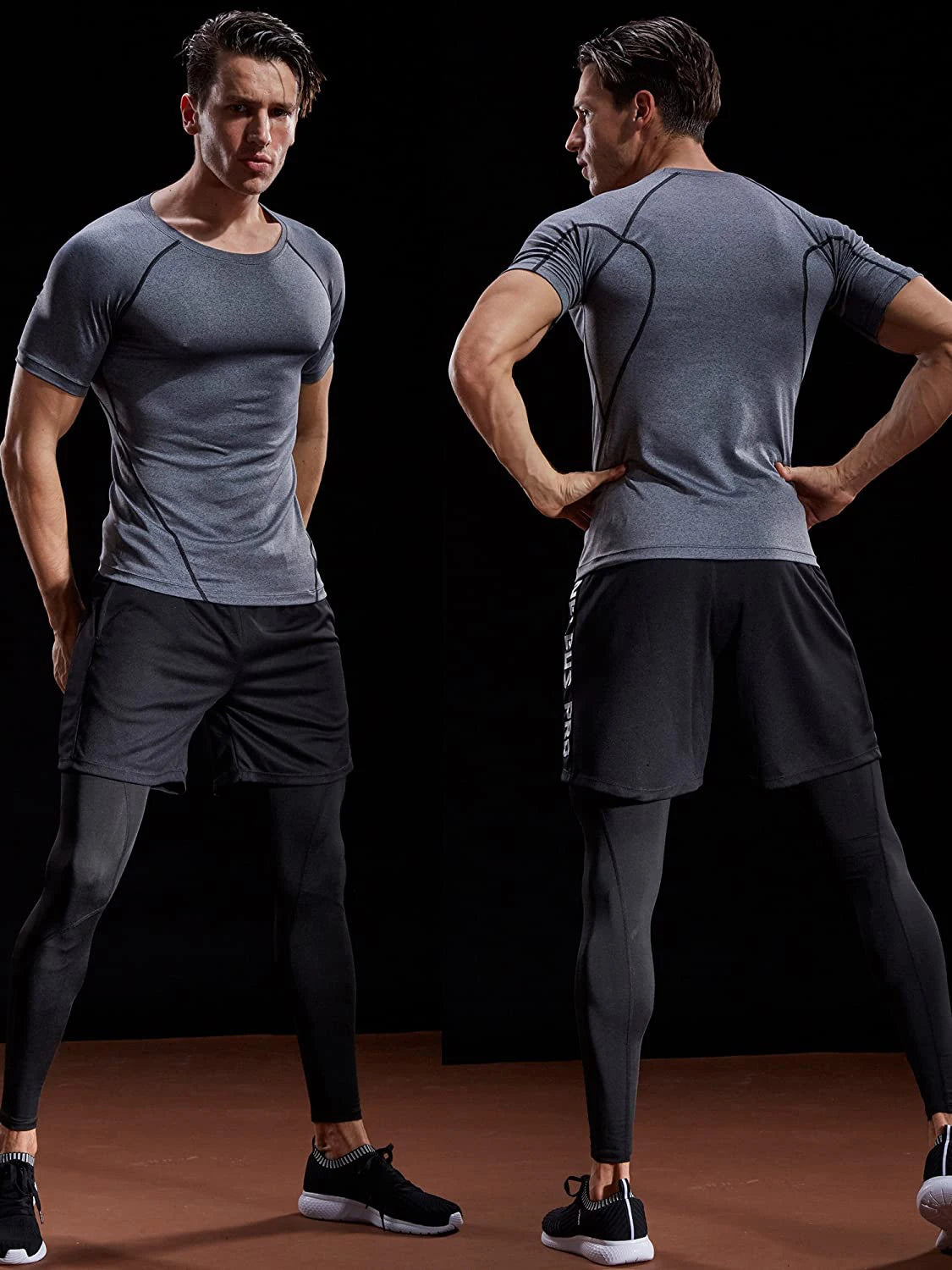 T-shirt de sport homme pour la course et le fitness