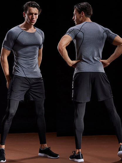 T-shirt de sport homme pour la course et le fitness