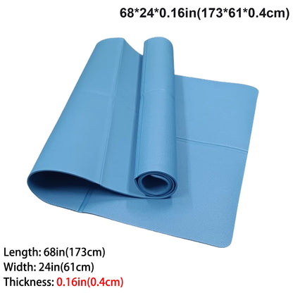 Tapis de yoga pliable pour le Pilates et les exercices au sol