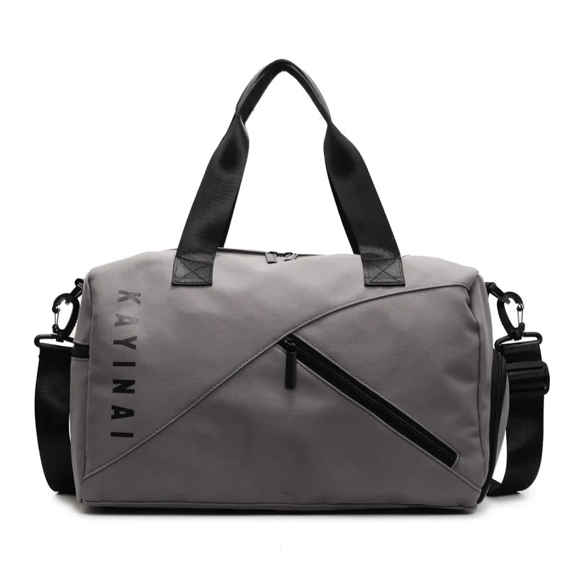 Sac de voyage unisexe avec compartiment à chaussures, grand sac de sport/week-end, sac à bandoulière.
