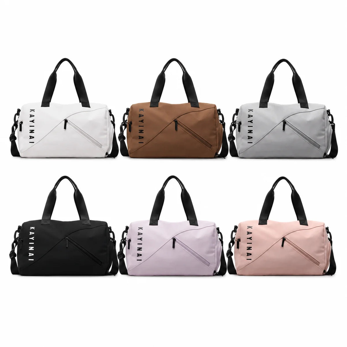Sac de voyage unisexe avec compartiment à chaussures, grand sac de sport/week-end, sac à bandoulière.