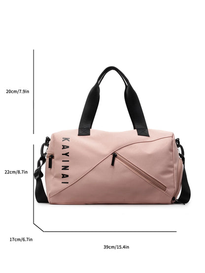 Sac de voyage unisexe avec compartiment à chaussures, grand sac de sport/week-end, sac à bandoulière.