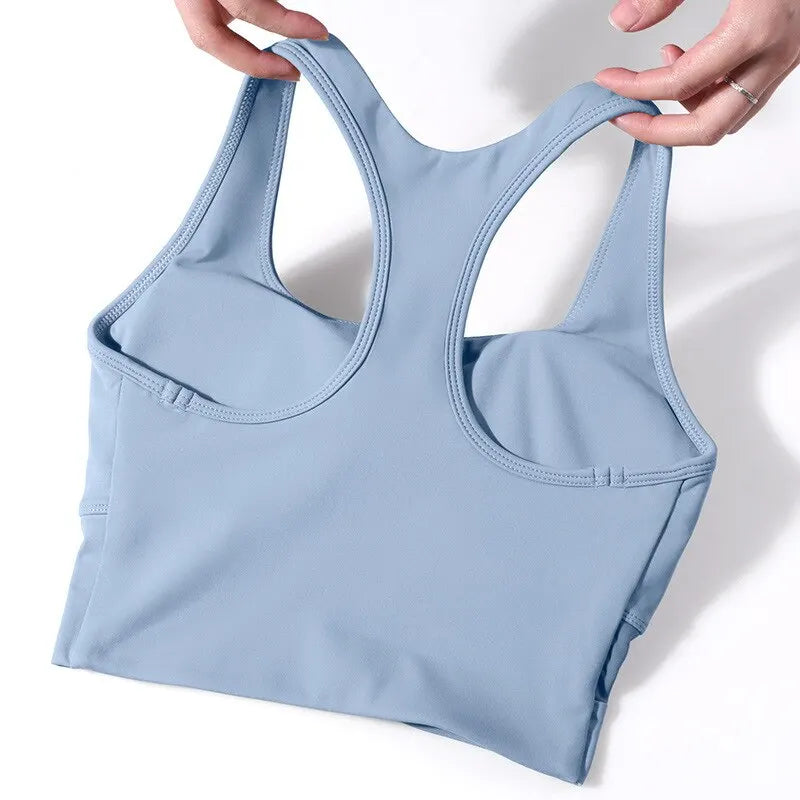 Ensemble de yoga femme deux pièces en nylon et élasthanne