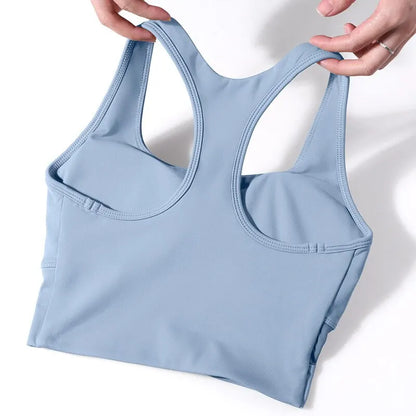 Ensemble de yoga femme deux pièces en nylon et élasthanne