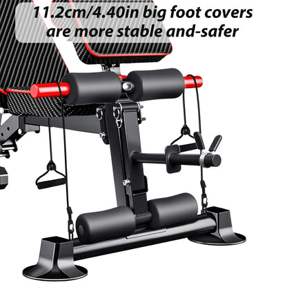 Banc de musculation réglable à dossier inclinable