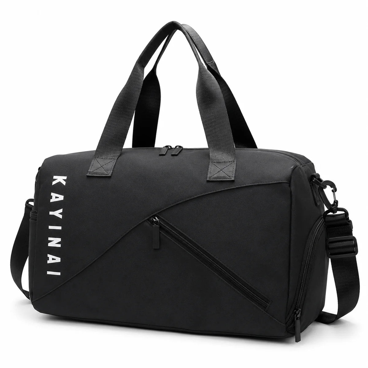 Sac de voyage unisexe avec compartiment à chaussures, grand sac de sport/week-end, sac à bandoulière.