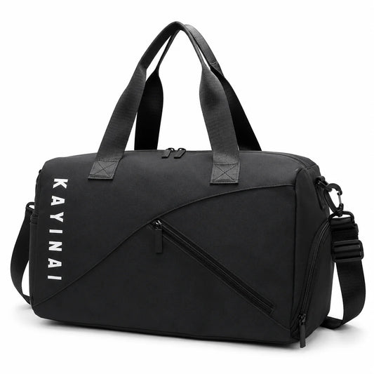 Sac de voyage unisexe avec compartiment à chaussures, grand sac de sport/week-end, sac à bandoulière.