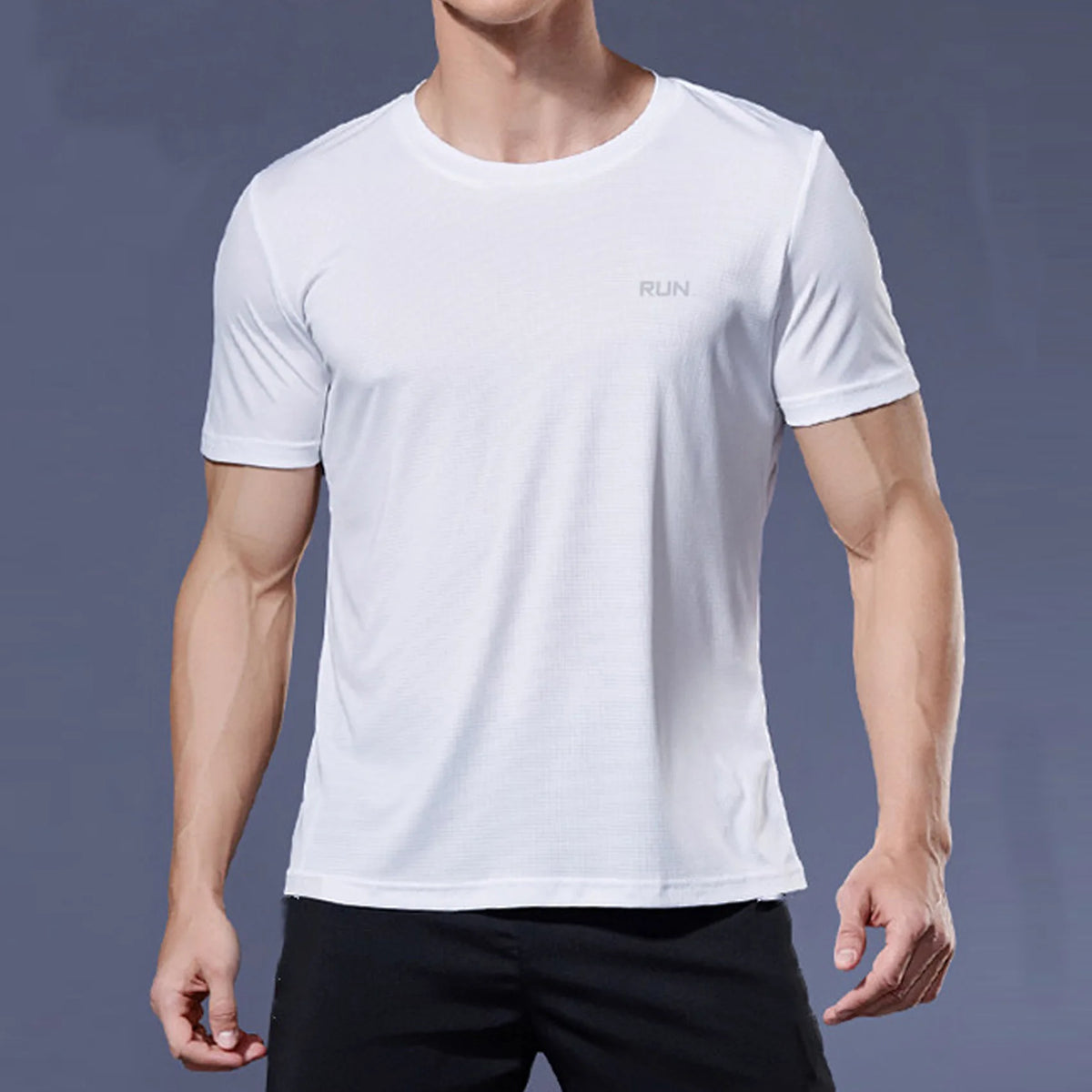 T-shirt de sport homme pour la course, le football et l’entraînement